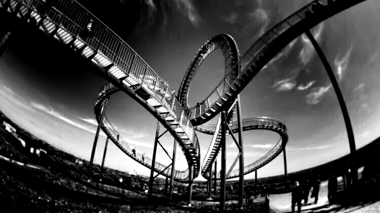 Trading Emotions on Roller Coaster